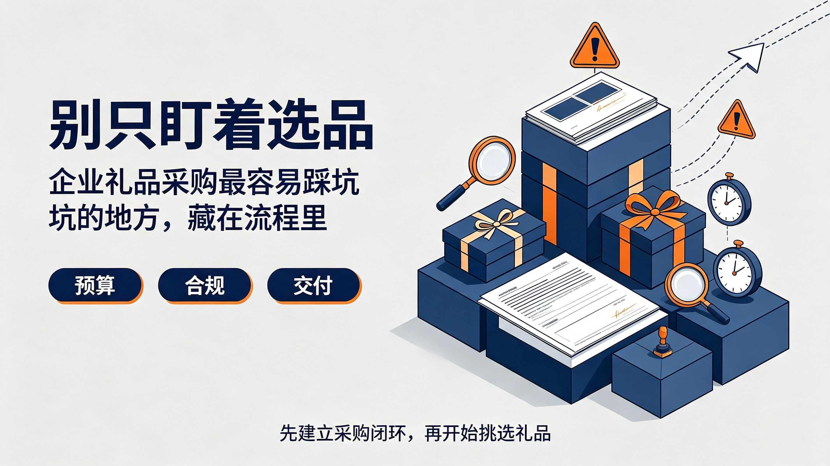 企业礼品采购，最容易出问题的地方往往不在选品上!
